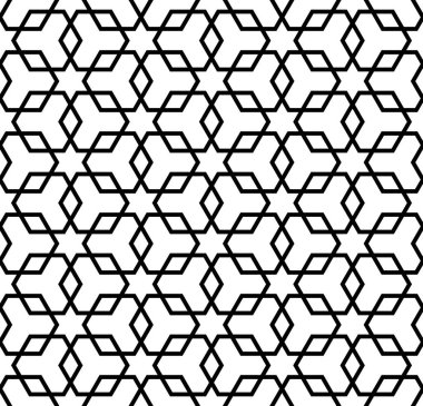 Arap mozaik. İslam seamless modeli.