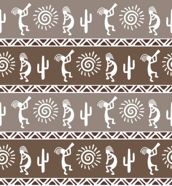 Navajo desen. Vektör halk Amerikan geometrik sorunsuz süsleme. Tekstil, kitap kapakları, üretim, duvar kağıdı, baskı, hediye paketi için dekoratif ve tasarım öğeleri.