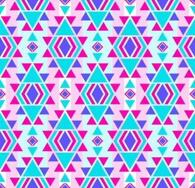 Navajo desen. Vektör halk Amerikan geometrik sorunsuz süsleme. Tekstil, kitap kapakları, üretim, duvar kağıdı, baskı, hediye paketi için dekoratif ve tasarım öğeleri.