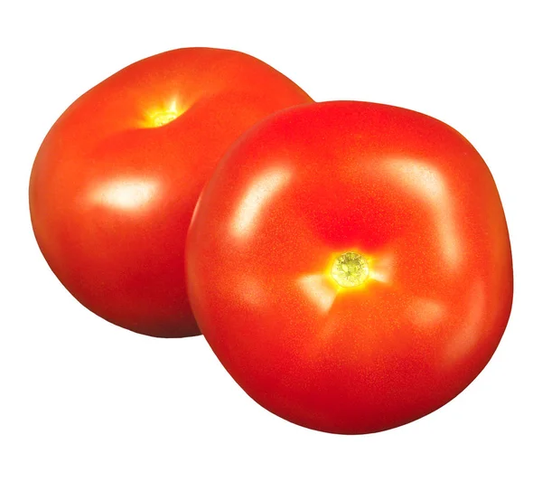 Tomates Isolados Sobre Fundo Branco — Fotografia de Stock