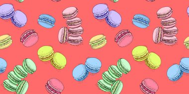 tatlı makarna vektör illüstrasyon kroki