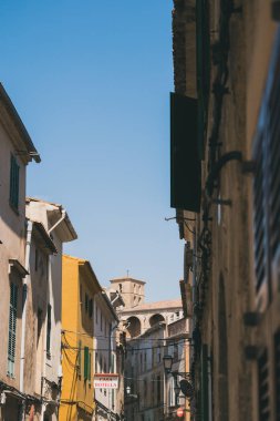 Arta, Mallorca, İspanya - 16 Eylül 2017: İç Arta. Ayrıntılarla kenti