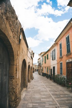 Alcudia Old Town İspanya Majorca Mallorca Balear Adası