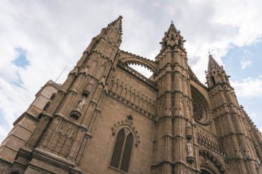 Cityscape Palma de Mallorca, İspanyol Belediyesi ve Balear Adaları Mayorka Adası ana kasabası