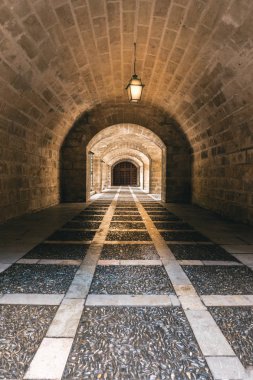 Cityscape Palma de Mallorca, İspanyol Belediyesi ve Balear Adaları Mayorka Adası ana kasabası