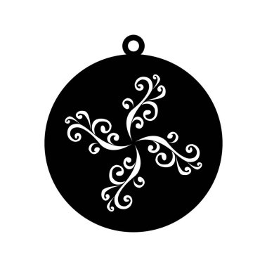 Lazer kesim tasarım siyah ve beyaz Fleur-de-Lis süsleme kolyesi. 23