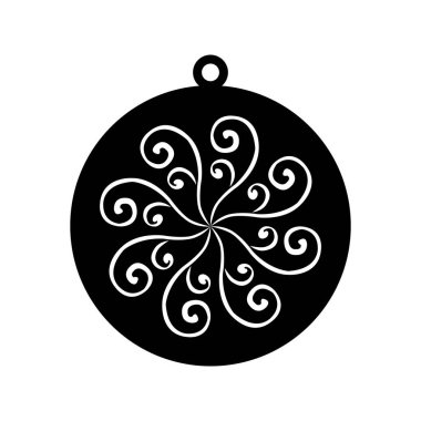 Lasercut Tasarım Siyah ve Beyaz Fleur-de-Lis Süsleme Kolyesi. 28