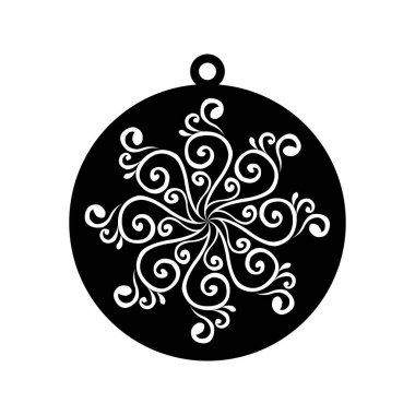 Lasercut Tasarım Siyah ve Beyaz Fleur-de-Lis Süsleme Kolyesi. 32