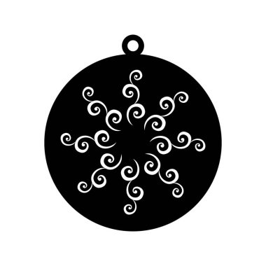 Lasercut Tasarım Siyah ve Beyaz Fleur-de-Lis Süsleme Kolyesi. 54