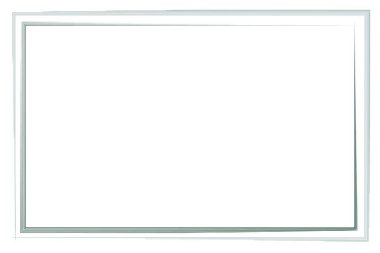 İnce Yeşil Çok Çizgili Dikdörtgen Çerçeve. 26.