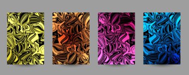 Soyut mermer dokular seti