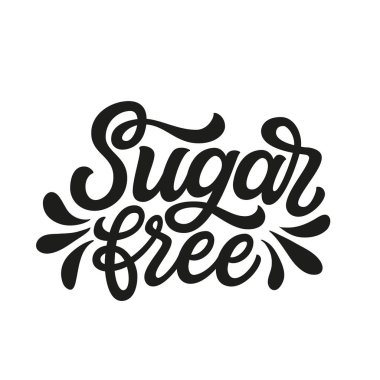 Şekersiz. El yazısı alıntı