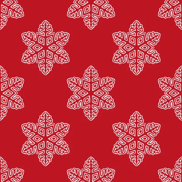 Kerst naadloze patroon. Vector textuur — Stockvector