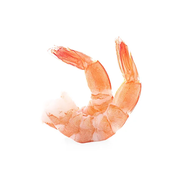 Shrimps White Backgroun — Stock Photo, Image