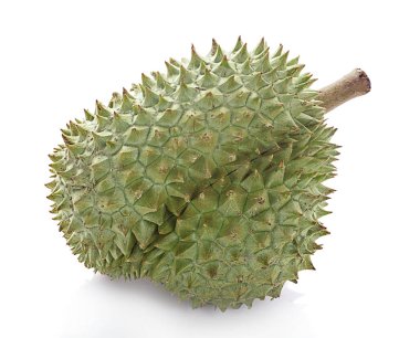 Beyaz arka plan üzerinde izole Pzt tanga durian meyve