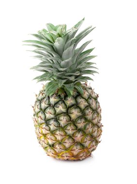 dilimli ananas izole edilmiş kırpma yolu