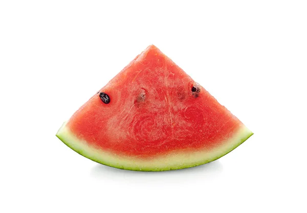 Scheiben Wassermelone Isoliert Auf Weißem Hintergrund — Stockfoto