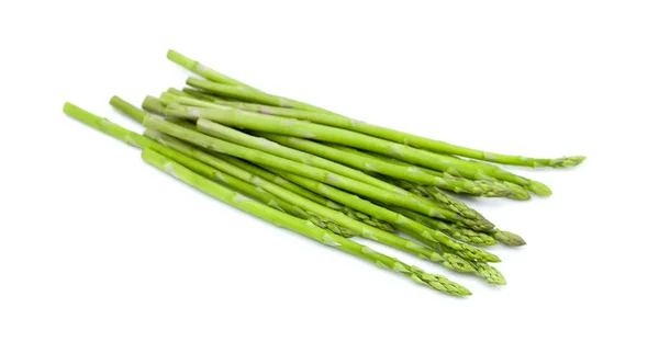 Asperges Isolées Sur Fond Blanc — Photo