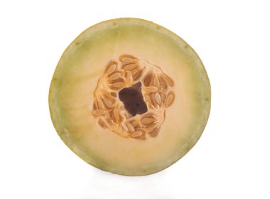 kırpma yolu ile beyaz arka plan üzerinde izole Tay kavun karpuz