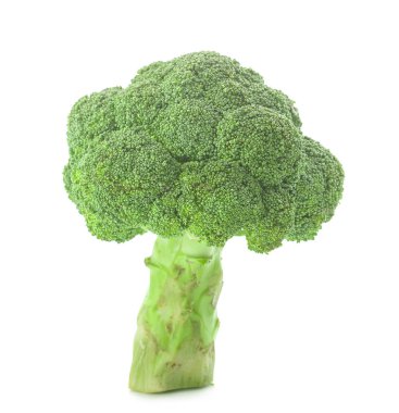 Brokoli beyaz arkaplanda izole edildi