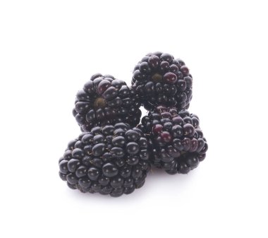 İzole kırpma yolu ile beyaz arka plan üzerinde blackberry.