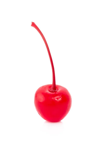 Cherry Isolato Ciliegia Sfondo Bianco Con Percorso Ritaglio — Foto Stock