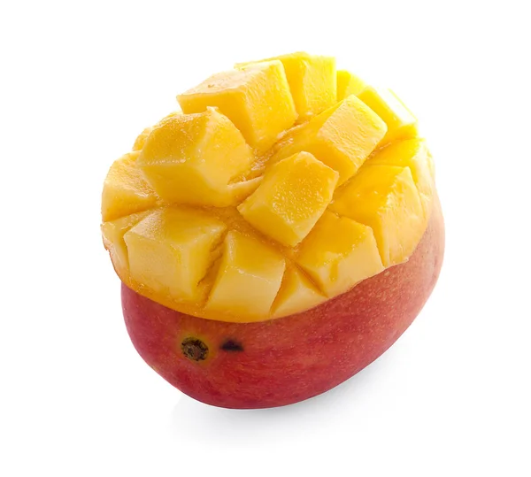 Mango Izolált Fehér Alapon — Stock Fotó