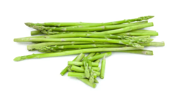 Asparagus Diisolasi Pada Latar Belakang Putih — Stok Foto