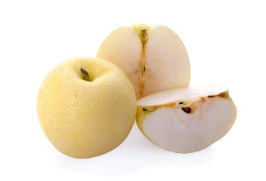 Barrow meyvesi kırpma yolu ile beyaz arkaplanda izole