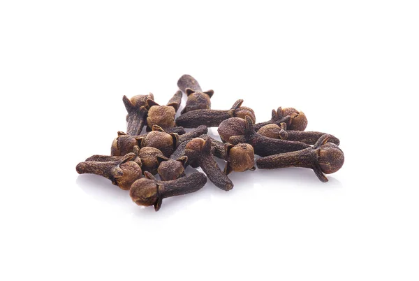 Dry Cloves White Background — Stock Photo, Image