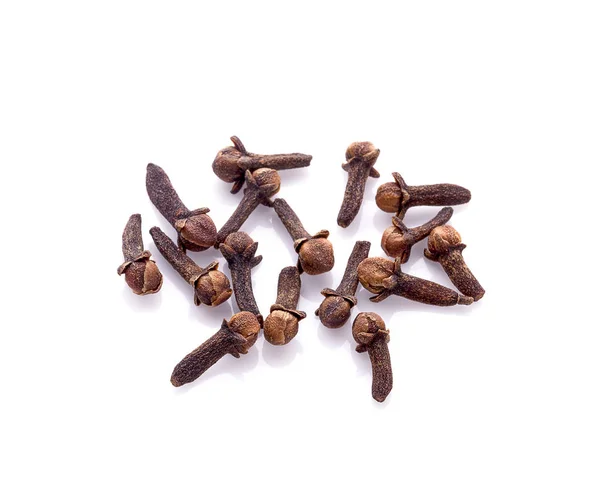 Dry Cloves White Background — Stock Photo, Image