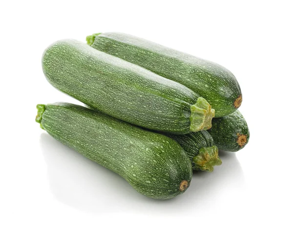 Zucchini Isoliert Auf Weißem Hintergrund — Stockfoto