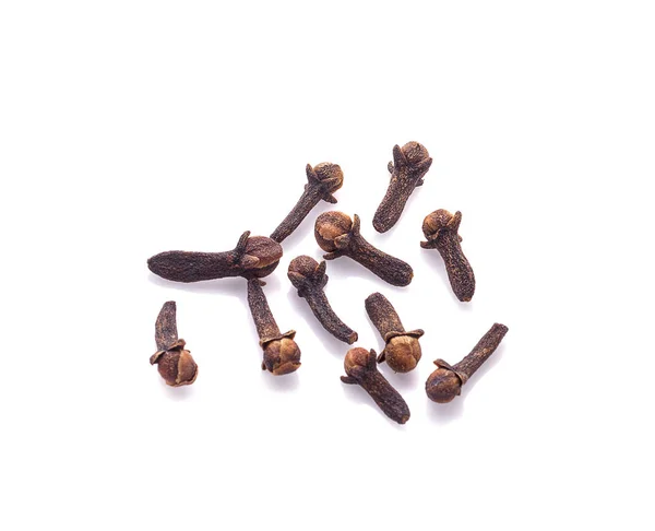 Dry Cloves White Background — Stock Photo, Image