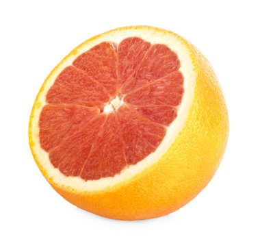 Beyaz üzerine izole edilmiş portakal meyvesi