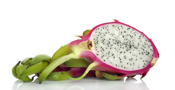 Dragon Fruit Isolé Sur Fond Blanc — Photo