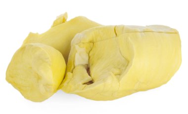 Durian izole üzerinde beyaz arka plan