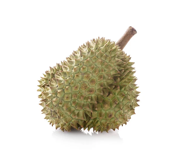 Durian Auf Weißem Hintergrund König Der Früchte Aus Thailand — Stockfoto