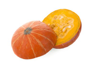 Beyaz bir arkaplanda kabak izole