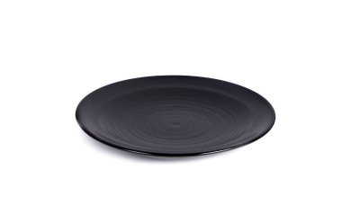 Siyah plaka beyaz arkaplanda izole edildi 