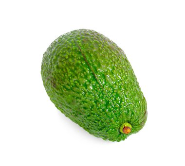 Avokado beyaz bir arkaplanda izole 