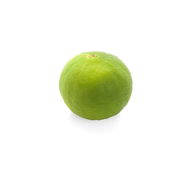 Fresh lime isolated on white background — Stock Photo, Image