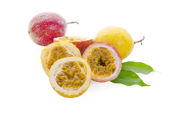 Passion fruit isolated on white background — Stock Photo, Image