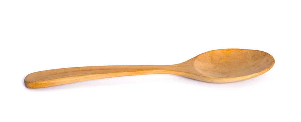 Wooden spoon isolated on white background — Stock Photo, Image
