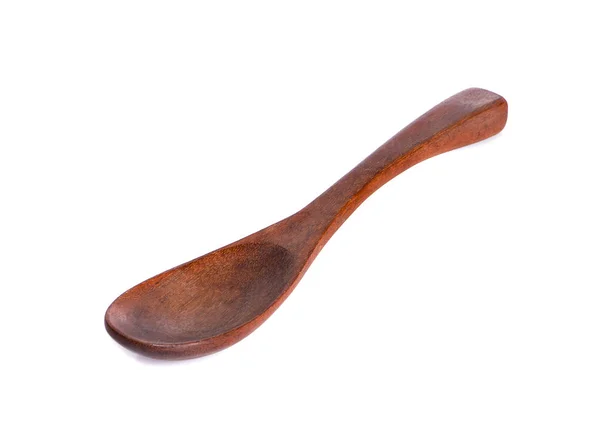 Wooden spoon isolated on white background — Stock Photo, Image