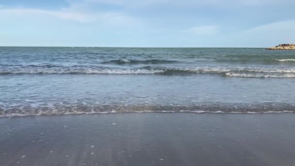 Deniz Suyu Dalgası Yavaş Hareket — Stok video