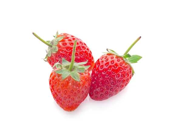 Strawberry isolated on white background. Clipping Path Stock Image