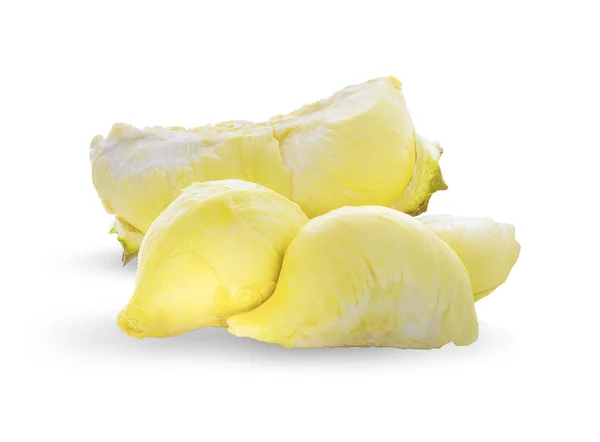 Re durian di frutta, frutta tropicale isolata sul dorso bianco — Foto Stock