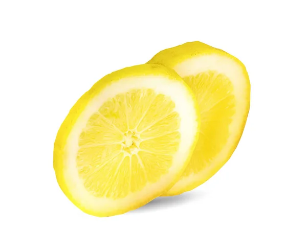 Limones aislados sobre fondo blanco — Foto de Stock