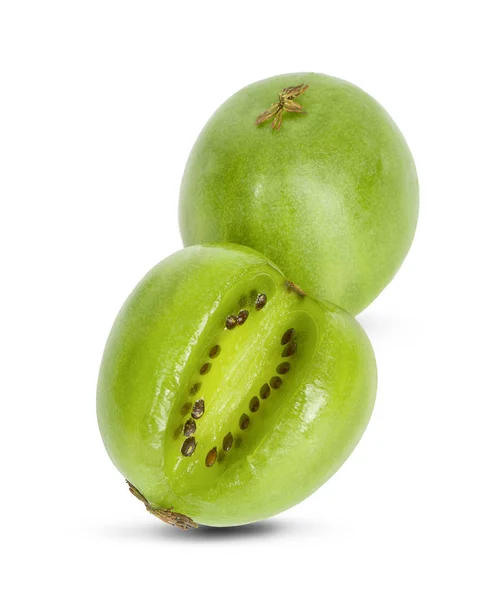 Mini kiwi baby fruit on white background — Stock Photo, Image