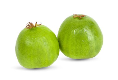 Mini kivi meyvesi beyaz arkaplanda izole
